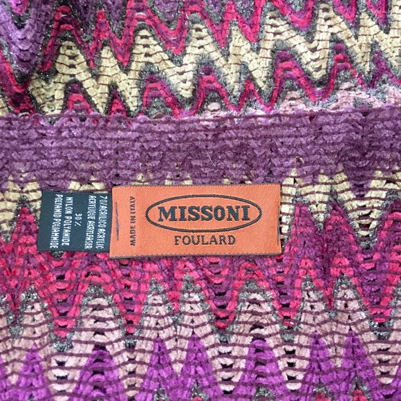 Missoni Scarf Zig Zag Knit – NEW - Picture 8 of 13